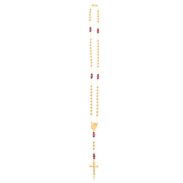 18K Gold Layered Oro Laminado Rosarie